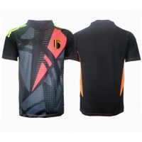 Camiseta Bélgica Portero Primera Equipación Replica Eurocopa 2024 mangas cortas